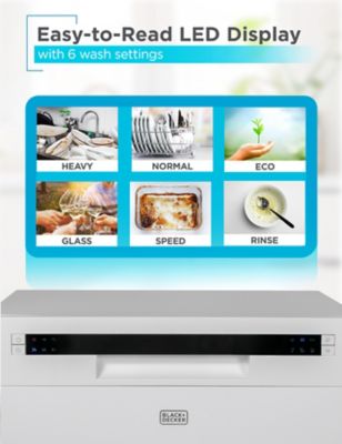 Image showing  Counter Dishwasher with 6 Wash Programs, 6-Place Setting Capacity