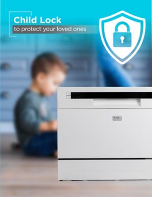 Image showing 6 th Black & Decker Counter Dishwasher with 6 Wash Programs, 6-Place Setting Capacity