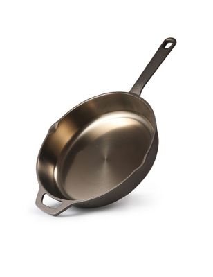 Black & Decker 10.25 in. Cast Iron Skillet, Pre-Seasoned Frying Pan with Bronze Finish