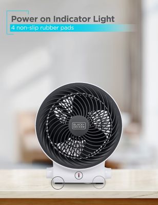 Image showing  Electric Dual Function Desktop Heater & Fan, 200 sq. ft., 5,110 BTU, 3 Settings