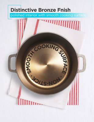 Image showing  5 qt. Cast Iron Dutch Oven with 10.25 in. Skillet Lid, Pre-Seasoned Cast Iron Cookware