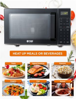 Image showing  0.9 cu. ft. 5-in-1 Countertop Microwave/Air Fryer Combo, Black