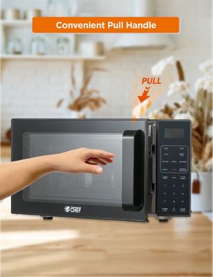 Image showing  0.9 cu. ft. 5-in-1 Countertop Microwave/Air Fryer Combo, Black