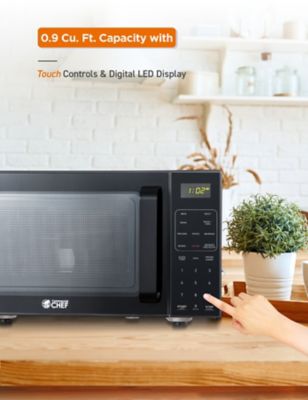 Image showing 5 th Commercial CHEF 0.9 cu. ft. 5-in-1 Countertop Microwave/Air Fryer Combo, Black