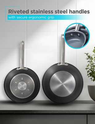 Image showing  Ceramic Hard Anodized Cookware Set, 12 pc.