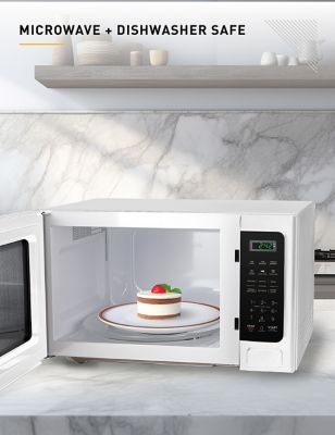 Image showing  16 pc. Maldan Stoneware Dinnerware Set, Service for 4, Coupe Shaped Dinnerware