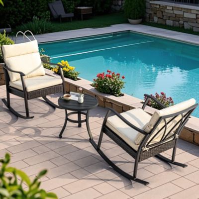 Nuu Garden 5-Piece Bistro Set with Swivel Stools