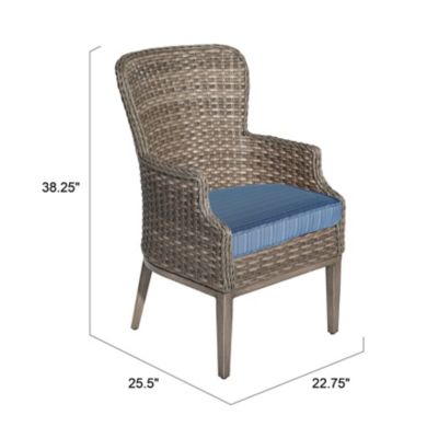 Image showing  5 pc. Wicker Dining Chair Set