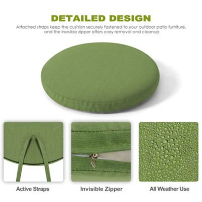 Image showing  Replacement Seat Cushions, Green, 2 pc.