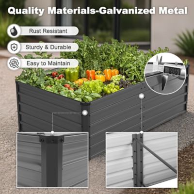 Image showing 2 th Nuu Garden 6 x 3ft. Outdoor Plant Bed