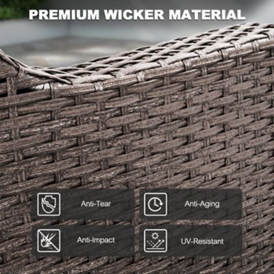 Image showing 5 th Nuu Garden 4 pc. Wicker Outdoor Sofa Set, SWS025-02