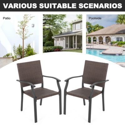 Image showing 9 th Nuu Garden 7 pc. Outdoor Rattan Metal Dining Set