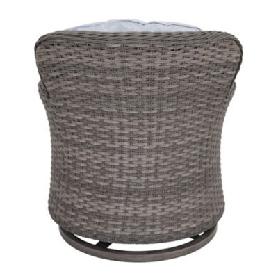 Image showing 8 th Nuu Garden Outdoor Wicker Swivel Rocking Chair Set, 2 pk.