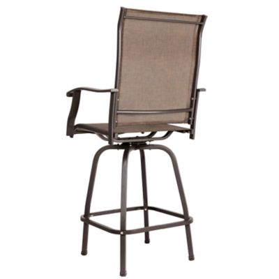 Image showing  5 pc. Outdoor Bar Set with Iron Table, SIB1372BK-H1012