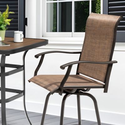 Image showing  3 pc. Outdoor Bar Set With Plastic Wood Table