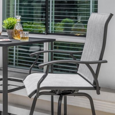 Image showing  3 pc. Outdoor Bar Set With Iron Table, SIB138-H1012