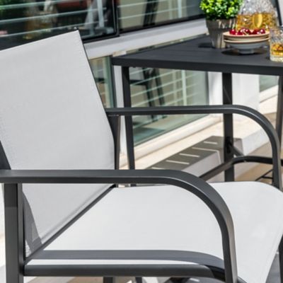 Image showing  3 pc. Outdoor Bar Set With Iron Table, SIB139-H1012
