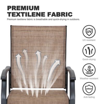 Image showing 6 th Nuu Garden 7 pc. Patio Set With Umbrella Hole, SID001-T331