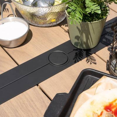 Image showing  7 pc. Patio Set With Umbrella Hole, SID001-T332