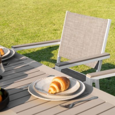 Image showing  7 pc. Dining Set With Stackable Chairs