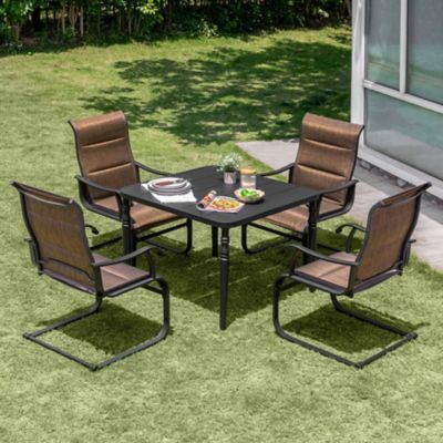 Nuu Garden 5 pc. Outdoor Square Dining Set, SID06B-T321