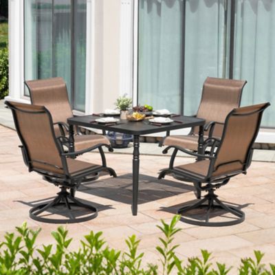Image showing 2 th Nuu Garden 5 pc. Outdoor Square Dining Set, SID06S-T321