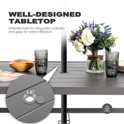 Image showing 9 th Nuu Garden 7 pc. Outdoor Dining Set, Gray