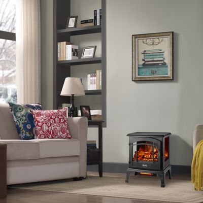 Image showing  20 in. 5,000 BTU Quartz 1500W Electric Stove, 700 sq. ft.