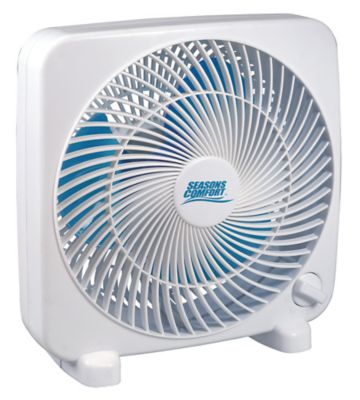 Image showing  9 in. 3-Speed Box Fan, Lightweight, Space Saving Design