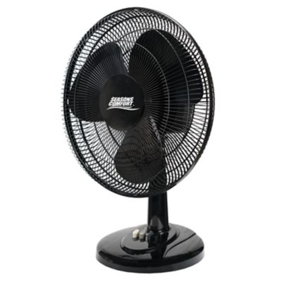 Image showing  16 in. 3-Speed Table Top Oscillating Fan, 70 deg. Oscillation, Adjustable Tilt, Metal Grill, Quiet Operation