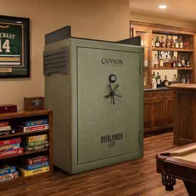 Image showing 8 th Cannon 100 Gun 35.17 cu. ft. Electronic UL Lock Overlander Plus Gun Safe, 5 Spoke Handle, 75 min. Fire Rating