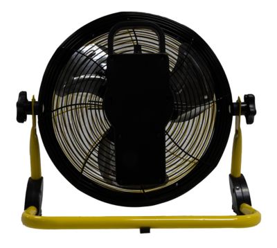Image showing 6 th Comfort Gear 12 in. Variable Speed Rechargeable Battery Powered High Velocity Fan, Metal Construction, 15 Hours of Use