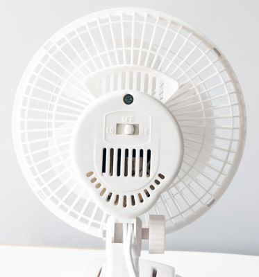 Image showing  6 in. 2-Speed Combo Desk/Table Top & Clip-On Fan, Adjustable Tilt & Swivel, Coated Metal Safety Grill