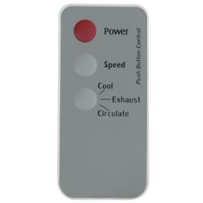 Image showing  9 in. 3-Speed Reversible Window Fan With Remote Control, Fits Windows 23.5 - 37 in.