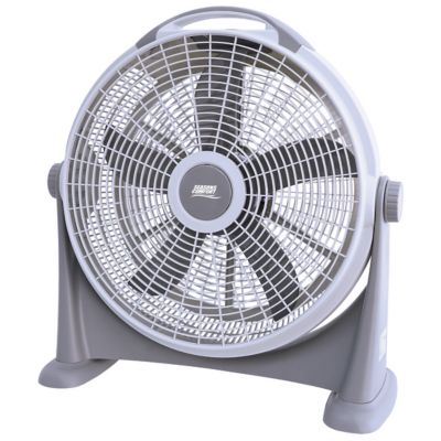 Image showing  20 in. 3-Speed High Velocity Turbo Fan, 340 deg. Tilt Flexibility, Cradle Base, 3-Speeds, High Volume Air Flow