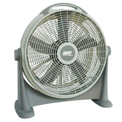 Image showing  20 in. 3-Speed High Velocity Turbo Fan, 340 deg. Tilt Flexibility, Cradle Base, 3-Speeds, High Volume Air Flow
