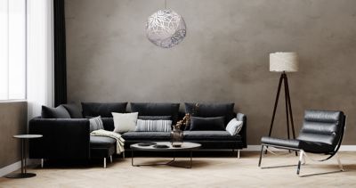 GlowTheory 18 in. Dual-Use AC Hanging Light, Lotus White