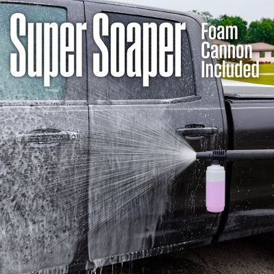 Image showing  ePX3050 Electric Pressure Washer, 2100 Max PSI 1.76 Max GPM, Foam Cannon, for Cars/Fences/Driveways/Home/Patios