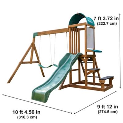 Image showing 8 th KidKraft Wilderness Point Swing Set