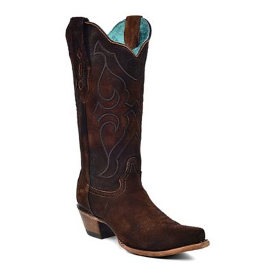Image showing  Women's Embroidery Lamb Snip Toe Cowgirl Boot