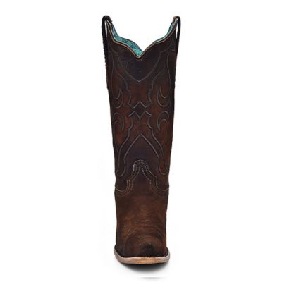 Image showing  Women's Embroidery Lamb Snip Toe Cowgirl Boot