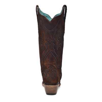 Image showing  Women's Embroidery Lamb Snip Toe Cowgirl Boot