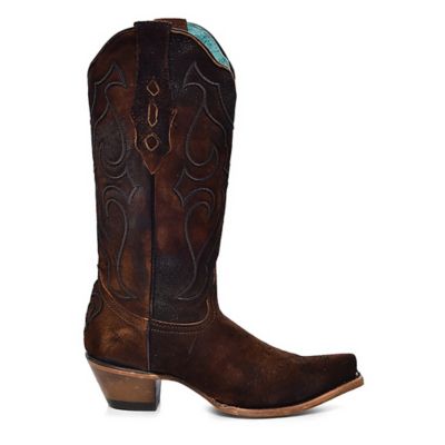 Corral Women's Embroidery Lamb Snip Toe Cowgirl Boot