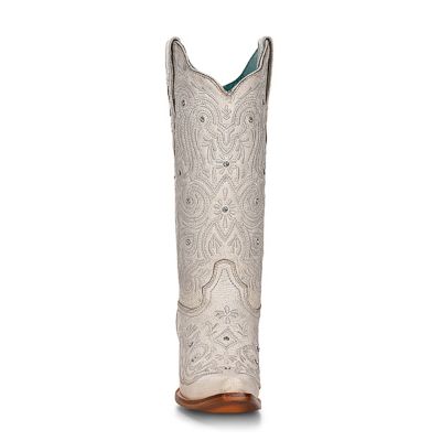 Image showing  Women's Embroidery and Crystals Snip Toe Cowgirl Boot