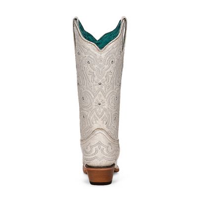 Image showing 3 th Corral Women's Embroidery and Crystals Snip Toe Cowgirl Boot