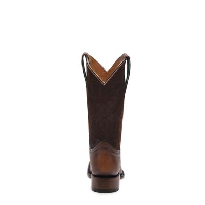 Image showing  Teen Embroidery Lamb Shaft Square Toe Cowboy Boot