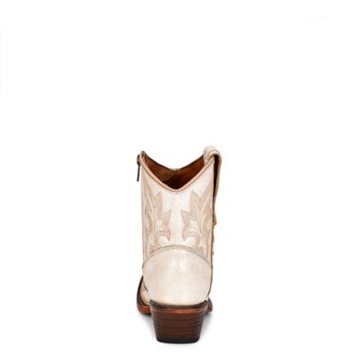 Image showing  Women's Embroidery and Zipper Snip Toe Ankle Boot