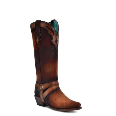 Corral Women's Lamb Embroidery and Harness Boot