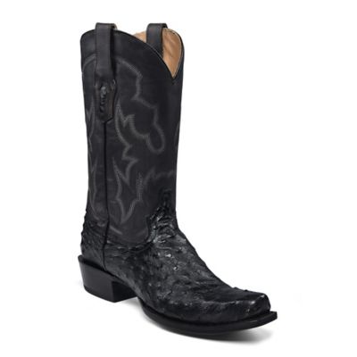Corral Men's Embroidery and Ostrich Narrow Square Toe Cowboy Boot