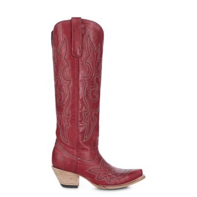 Image showing  Women's Embroidery Tall Top Snip Toe Cowgirl Boot